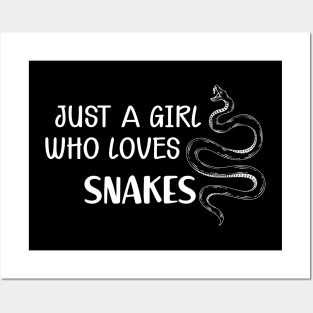 Snake - Just a girl who loves snakes Posters and Art